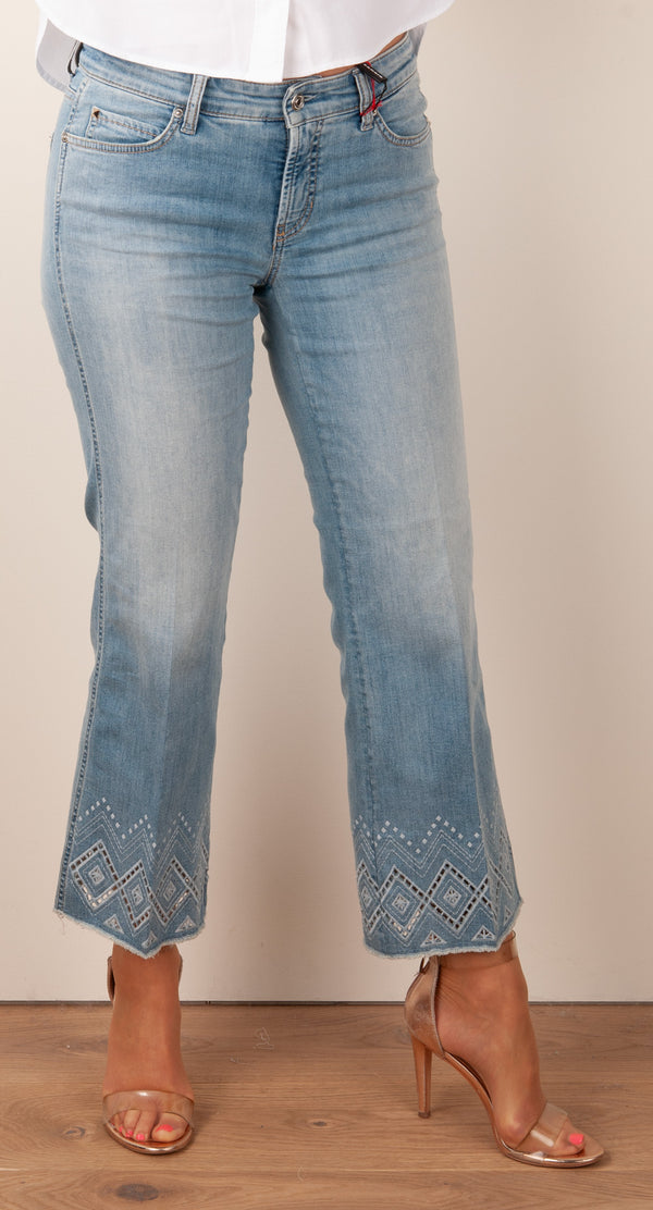 Jeans „Francesca“ Blau