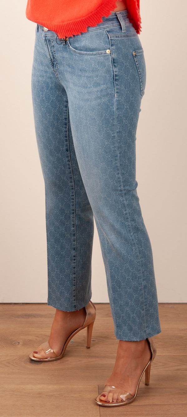 Jeans „Paris Easy Kick“ Blau