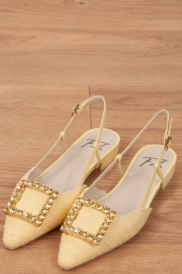 Slingpumps Gelb