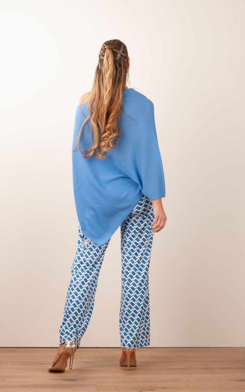 Kaschmir Pullover Blau