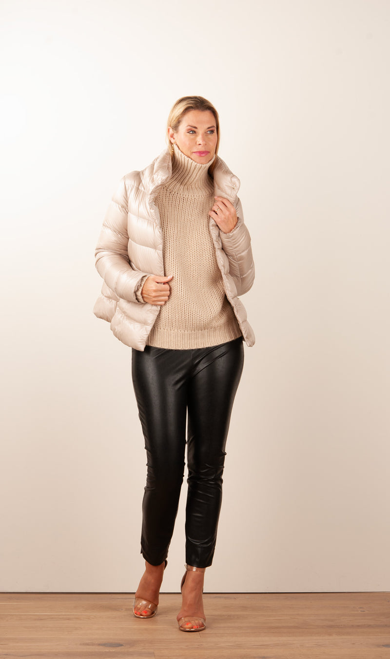 Daunenjacke Beige