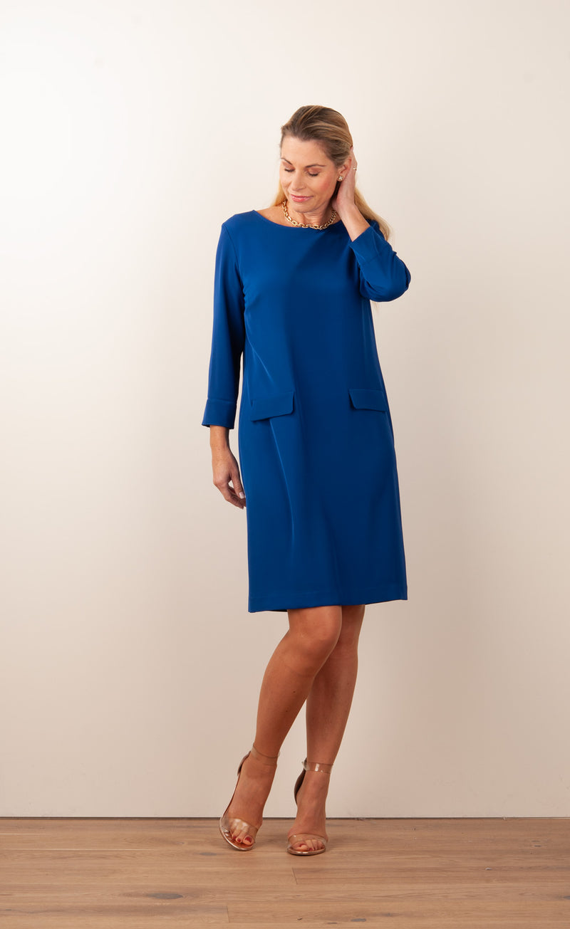 Kleid Royalblau