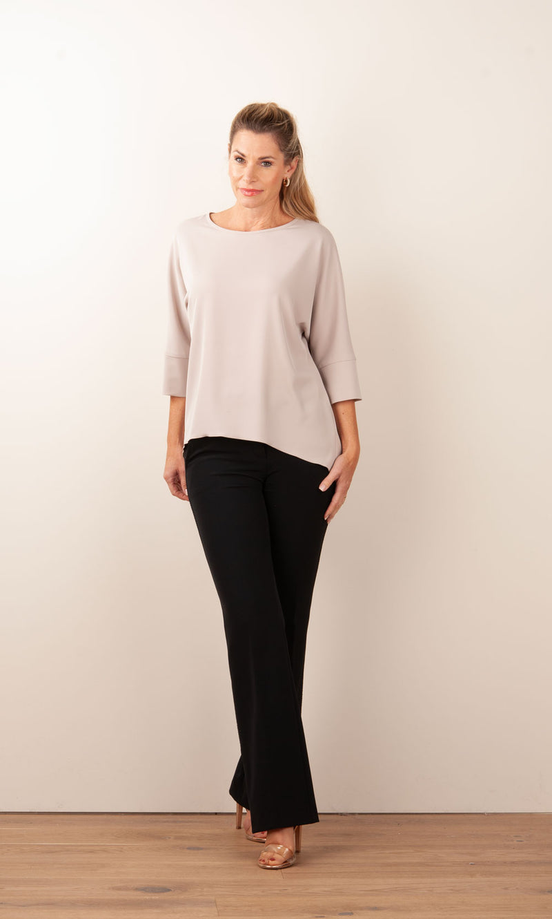 Blusenshirt Taupe