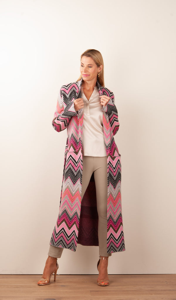 Mantel Beige | Pink | Multicolor