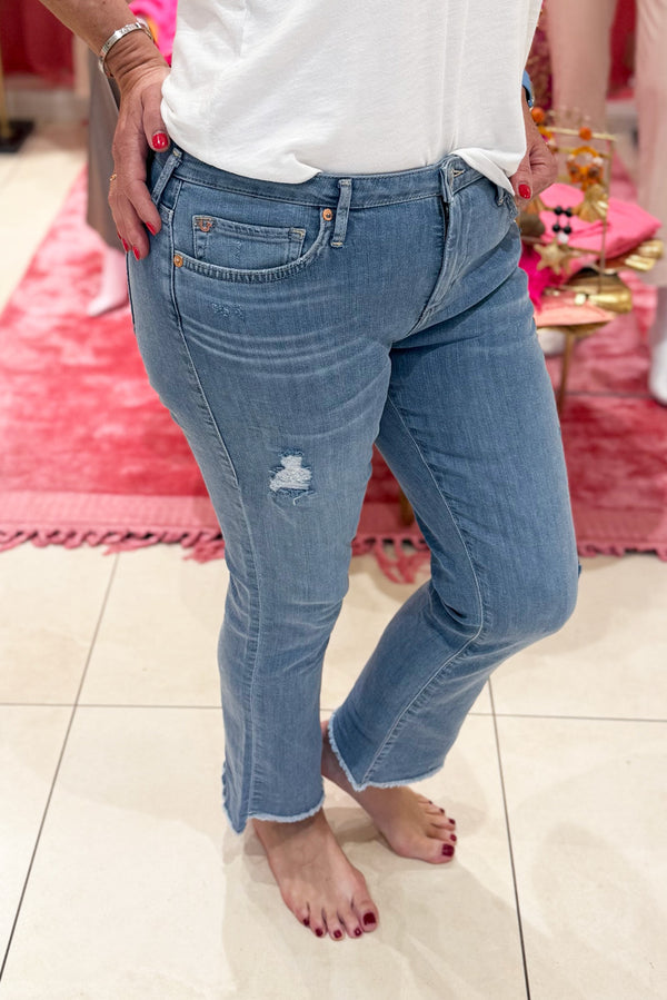 Jeans „Halle | Destroyed“ Hellblau